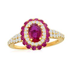 PRODUCT INFORMATIONMetal: 14k Gold YellowSTONE INFORMATIONStone Type: RubyNumber of Stones: 17Shape: OvalCarat Weight: 1.1 CTWStone Type: White DiamondNumber of Stones: 36Shape: RoundCarat Weight: 0.38 CTW Classic Gia Certified Diamond Ring With Lab-created Ruby, Gia Certified Yellow Gold Cluster Ring, Classic Yellow Gold Gia Certified Ruby Ring, Classic Yellow Gold Ruby Ring Gia Certified, Classic Cluster Ruby Ring With Center Stone, Classic Ruby Cluster Ring With Center Stone, Gia Certified Yellow Gold Ruby Ring, Anniversary Yellow Gold Gia Certified Ruby Ring, Classic Ruby Ring With Halo Design