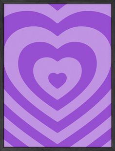 a purple background with several hearts in the shape of a heart on top of each other