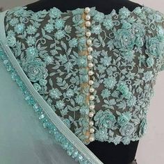 Net Blouse Designs, Net Saree Blouse Designs, Net Saree Blouse, Sleeveless Blouse Designs, Netted Blouse Designs, Blouse Lehenga, Net Blouse, Sari Design, Backless Blouse Designs