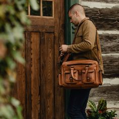 Roosevelt Buffalo Leather Pilot Bag | Amber Brown Rugged Laptop Bag For Travel, Rugged Shoulder Bag For Everyday, Rugged Shoulder Bag For Everyday Carry, Rectangular Leather Satchel For Outdoor, Outdoor Satchel Bag With Luggage Sleeve, Leather Laptop Bag With Pockets, Outdoor Rectangular Leather Satchel, Brown Laptop Bag With Pockets For Everyday Use, Outdoor Brown Bag With Leather Lining