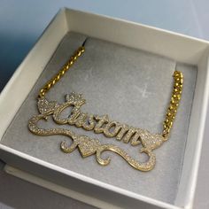 "Personalized Name Necklace, Custom Name Necklace, Bling Name Necklace, Gold Necklace, Bling Name Necklace, Nameplate Necklace For Women Kids, Gold Name Necklace, Custom Name Necklace, Name Necklace Silver, Bling-Bing Necklace, Name Necklace, Personalized Necklace, Women Necklace, gold name necklace Name, Personalized Name Necklace, 14k Gold Name Necklace, Personalized Name Necklace, Personalized Name Necklace Tiny Name, 14K Gold Name Necklace Personalized, Dainty Script Name Necklace Minimalist Quince Necklace, Gold Inspo, Grandmother Granddaughter, Swag Hats, Bling Ideas, Aunt Niece, Minnie Mouse Earrings, Name Necklace Silver, Name Necklace Gold