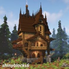 Minecraft Castle Designs, Minecraft Farm, Minecraft Cottage, Minecraft Plans, Minecraft Inspo