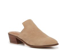 Saw this at DSW! Casual Suede Mules With Block Heel, Casual Suede Mules With Stacked Heel, Suede Mules With Stacked Block Heel, Casual Suede Heels With Stacked Heel, Fall Suede Mules With Suede Lining, Suede Mules For Workwear, Casual Suede Mules For Work, Spring Workwear Mules With Suede Lining, Suede Mules With Suede Lining For Spring