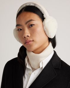 Stay warm in style with our Australian Shearling Earmuffs. Designed with both fashion and functionality in mind, our earmuffs boast a luxurious and cozy feel that embraces your ears with a gentle touch. The natural insulating properties of Australian shea Ear Muffs, Millenial Fashion, Gentle Touch, European Linens, Christmas 2023, Earmuffs, Soft Hands, Stay Cozy, Quince