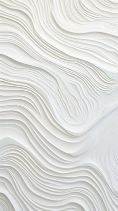 an abstract white wallpaper with wavy lines on the top and bottom, as if it is