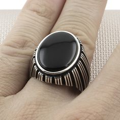 Tens of thousands of people around the world use Anitolia's stylish accessories. Join them now! Onyx Gemstone, Sterling Silver Mens, People Around The World, Stylish Accessories, Black Onyx, Onyx, Around The World, Gemstones, Sterling Silver