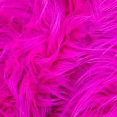 the bright pink fur is very soft