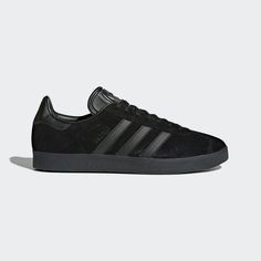 adidas Gazelle Shoes - Black | adidas US Black Gazelles, Adidas Gazelle Black, Best Sandals For Men, Adidas Gazelle Shoes, Gazelle Shoes, Mens Lifestyle, Travel Shoes, Swag Shoes, Best Sneakers