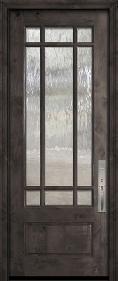 Purchase (E21662-SDL9M) Exterior door made by GlassCraft starting at $817.0000 online. Customize the door within available options to meet your requirements and get the adjusted price real time or add the door to Quote for more customization. This door is available in Single Door door systems and is made of Wood (Knotty Alder) species. This Craftsman, Prairie door is an excellent complement for your home. The estimated ship lead time is Slab Doors: 10 business days , Prehung: 2-3 weeks; Pre-fini Single Exterior Doors, Alder Doors, Mahogany Door, Slab Doors, Impact Doors, Porch Remodel, Exterior Doors With Glass, Contemporary Doors, Mahogany Doors