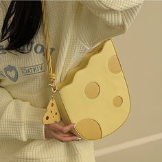 Yellow Cheese Shape Shoulder Bag

Width: 20 cm/ Height: 21 cm/ Thickness: 5 cm Cute Purses Handbags, Kawaii Bags, Cute Crossbody Bags, Creative Bag, Triangle Bag, Cute Purse, Yellow Handbag, Women Shoulder Bag, Cheese Lover