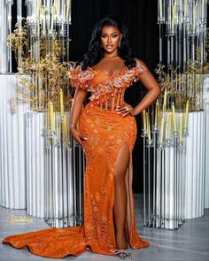 This Womens Dresses item is sold by Gochiafrica. Is dispatched from Nigeria. Listed on 08 Sep, 2024 Nigerian Prom Dress, Bride Reception Dress, Dress Red Carpet, Gown Birthday, Orange Prom Dresses, Red Carpet Dress, Nigerian Dress, 3d Applique, Nigerian Lace Styles Dress