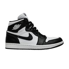 Find JORDAN 1 Retro High Og ' White' 2014 on Editorialist. In 2008, the Air Jordan 1 Retro High OG ‘Black White’ sneaker was part of the 'Countdown Pack' that celebrated the launch of the Air Jordan 23 sneaker. The 'Countdown Pack' included retros of all previous Air Jordan sneakers in limited-edition packaging. This 2014 Air Jordan 1 Retro High OG ‘Black / White’ sneaker features the original Nike Air branding on the tongue and a heel with no logo on the back, just like the original Air Jordan 1. Air Jordan 1 Black And White High, Nike Air Jordan Black And White, Black And White Jordans Women, Jordan 1 Retro Black And White, Air Jordan Shoes Black And White, Air Jordans Sneakers, Jordans Zwart Wit, Jordan 1 High Black And White, Black And White Air Jordan 1