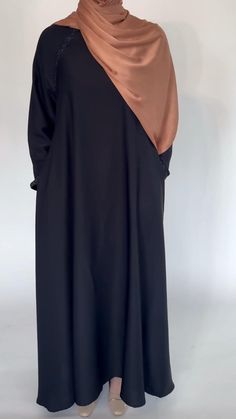 Introducing our A-Line Umbrella Abayas for Ramadan 2024 Collection. Colors are Gray, Maroon, Black, Dusty Pink Description: Lightweight Nida Fabric, Loose Fit, Umbrella Flare, Pockets #abaya #abayastyle #hijabstyle #hijab #ramadan #ramadan2024 Elegant Black Abaya With Modesty Panel, Black Khimar For Eid, Long Sleeve Black Khimar For Eid, Black Long Sleeve Khimar For Eid, Modest Black Kaftan For Eid, Modest Black Long Sleeve Khimar, Modest Long Sleeve Black Khimar, Black Abaya With Modesty Panel For Eid, Black Long Sleeve Hijab For Eid