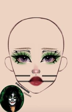 Kiss Band Makeup, Band Makeup, Extra Makeup, Maquillaje Aesthetic, Band Kiss, Makeup Charts, Anime Cosplay Makeup, Makeup Drawing, Makeup Face Charts