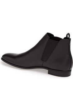 Prada Saffiano Chelsea Boot (Men) | Nordstrom Prada Saffiano, Mens Leather Boots, Chelsea Boots Men, Leather Chelsea Boots, Chelsea Boot, Boots Men, Leather Boots, Chelsea Boots, Prada