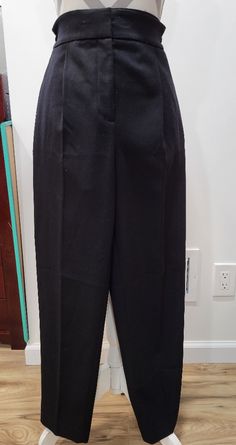 Nwt H&M High Rise Black Pants. These Beautiful Pants Are New And Never Been Worn. I Added The Last Picture To Show Fitting Style. Size 6 But Feel Like A Size 4. H&m High Waist Bottoms For Fall, H&m High-waisted Workwear Bottoms, H&m Straight Leg Work Pants, H&m Fitted Bottoms For Business Casual, H&m Tapered Leg Work Pants, H&m High-waisted Pants For Work, H&m Trousers For Workwear, H&m Trousers For Business Casual, H&m Business Casual Trousers