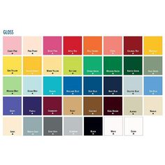 an image of the color chart for different colors