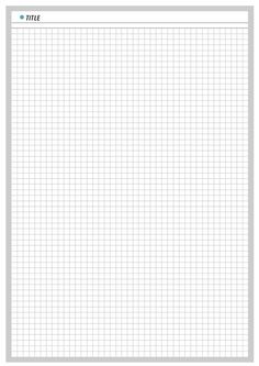 a sheet of graph paper with lines on it