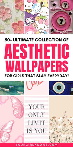 the ultimate collection of aestheticic wallpapers for girls that slay every day