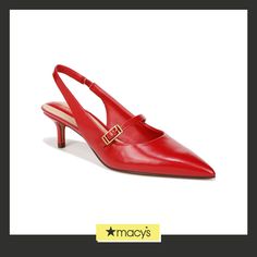 in stock Franco Sarto, Slingback Pump, Cherry Red, Womens Heels, Red Leather, Shoes Women Heels, Cherry, Pick Up, Shoe Accessories