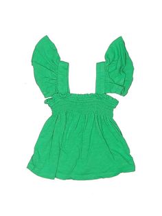 Crewcuts Dress Size: 4 Green Skirts & Dresses - used. 100% COTTON, Ruffles, Short, Short Sleeve | Crewcuts Dress: Green Skirts & Dresses - Used - Size 4 Stretch Dresses For Summer Playwear, Spring Stretch Dresses For Playwear, Summer Stretch Dresses For Playwear, Stretch Summer Dresses For Playwear, Green Short Sleeve Playwear Dress, Green Ruffled Dress For Play, Green Sleeveless Dress For Play, Casual Tops For Spring Play, Casual Tops For Play In Spring