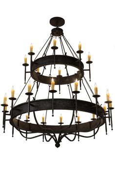 Meyda Tiffany - 182268 - 24 Light Chandelier - Marta - Rust Two Tier Chandelier, Gothic Chandelier, Glass Candelabra, Tier Chandelier, Iron Chandelier, Candelabra Chandeliers, Wagon Wheel Chandelier, Hanging Chandelier, Iron Chandeliers