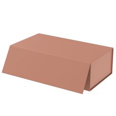 an empty pink box on a white background