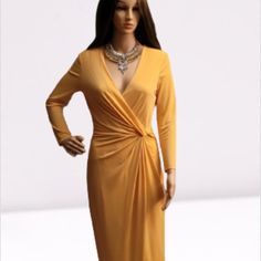 Beautiful Elegant Yellow Stretch Midi Dress, Elegant Stretch Yellow Midi Dress, Elegant Yellow Stretch Dress, Elegant Stretch Yellow Dress, Elegant Yellow Maxi Dress For Fall, Elegant Ruched Yellow Maxi Dress, Elegant Yellow Ruched Maxi Dress, Elegant Yellow Dress For Date Night, Spring Dinner Midi Dress With Stretch