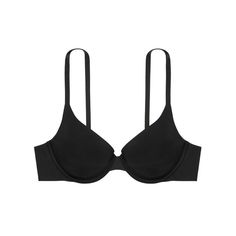 Victoria Secret Lightly Lined Full Coverage Bra The T-Shitry Black - 38de Victoria's Secret Bra, Classic Summer Bra With Built-in Support, Classic Black Bra With Removable Pads, Classic Black Bra With Medium Bust Support, Stretch Underwire Bra, Black Tops With Built-in Bra For Daywear, Victoria's Secret Push-up Bra Friendly Tops, Victoria's Secret Black Tops For Daywear, Classic Black Bra With Padded Cups