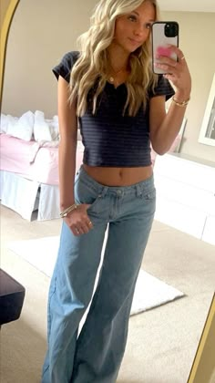 not mine credits to og owner - comment link for outfit description Nashville Outfits, Outfit Inspo Summer, Outfit Inspo Casual, Cute Lazy Outfits, Cute Preppy Outfits, Easy Trendy Outfits, Simple Trendy Outfits, Cute Everyday Outfits, Kids Outfits Girls