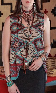 Bohemian V-neck Tank Top For Festivals, Tasha Polizzi, Blanket Design, Beige Scarf, Western Style Outfits, Pant Suits, Scarf Poncho, Pant Suit, Chic Look