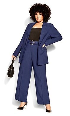 Plus Size Perfect Suit Black Pant Office Suits, Plus Size Work, Party Dress Sale, Career Fashion, Suit Pant, Leggings Sale, Plus Size Kleidung, Mini Dresses Summer, Chic Woman