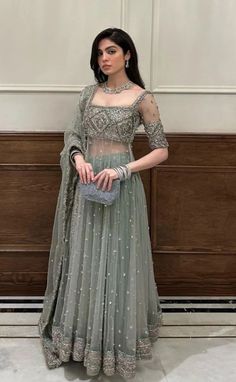 Desi Dress, Lehenga Designs Simple, Salwar Kamiz, Indian Bridal Dress