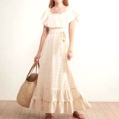 New With Tags Anthropologie Size Xs Off White Off The Shoulder Dress White Off The Shoulder Dress, Long Dresses Casual Maxi, Orange Midi Dress, Casual Maxi Dress, Quilt Dress, Wide Leg Romper, White Off The Shoulder, Bodycon Maxi Dresses, Short Dresses Casual