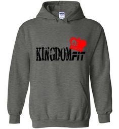 Kingdom Fit Hoodie Fitted Gray Hoodie With Drawstring, Fitted Gray Hoodie, Fitted Hoodie With Drawstring Hood And Crew Neck, Fitted Hoodie With Drawstring Hood, Fitted Gray Hooded Hoodie, Fitted Hoodie With Adjustable Hood, Fitted Crew Neck Hoodie For Winter, Fitted Fleece Hoodie With Drawstring, Fitted Fleece Hoodie