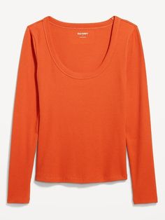 Snug Long-Sleeve T-Shirt | Old Navy Casual Long Sleeve Top With Thumbholes For Fall, Trendy Long Sleeve Crew Neck Top With Thumbholes, Stretch Long Sleeve T-shirt For Everyday, Everyday Stretch Long Sleeve T-shirt, Long Sleeve Fall T-shirt For Everyday, Long Sleeve T-shirt For Fall, Everyday Long Sleeve Fall T-shirt, Fall Long Sleeve Everyday T-shirt, Casual Tops With Thumbholes For Fall