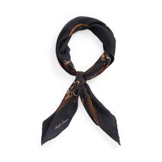 An exclusive equestrian-themed design defines this Italian-made cashmere-and-silk neckerchief which is woven by a mill in Como renowned for its striking prints. Equestrian, Accessories Hats, Mens Accessories, Cashmere, Ralph Lauren, Silk, Design