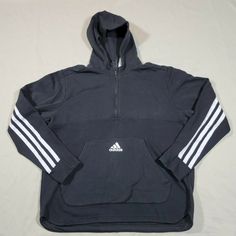 Adidas Hoodie Sweatshirt Black White Stripes Trefoil BR3406 Mens XL. Good condition, no rips tears or stains. Is slightly faded from washing, gives it a vintage look Adidas Hoodie With Three Stripes, Adidas Three Stripes Hoodie Sweatshirt, Adidas Hoodie Sweatshirt With Three Stripes, Fleece Hoodie With Three Stripes For Streetwear, Streetwear Fleece Sweatshirt With Three Stripes, Black Adidas Logo Fleece Hoodie, Black Adidas Fleece Hoodie, Jacket Collection, Adidas Hoodie