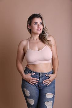 Leto Collection's all time favorite and exclusive design, giving you the ultimate layering bralette. #LoveMyLeto Machine Wash Cold with Like Colors 92% Cotton 8% Spandex Imported Plus Size Tattoo, Plus Size Tattoos, Tattoo Back, Sorority Rush Dresses, Casual Bodysuit, Bachelorette Dress, Dressy Tops, Womens Casual Outfits, Back Tattoo