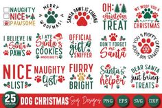 christmas svg bundle for cricut, silhouettes and other cutting machine designs