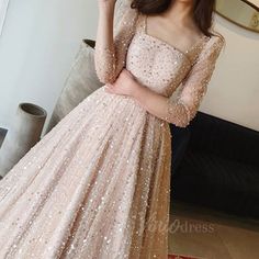 muttie dresses on Storenvy Cheap Elegant Shimmer Dress, Modest Sparkly Birthday Dress, Sparkly Party Dress Full Coverage, Sparkle Party Dress Modest, Sparkly Formal Dresses Modest, Champagne Prom Dresses, Gaun Tulle, Champagne Prom Dress, Dresses Elegant