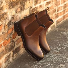 Goodyear Shoes, Designed Shoes, Botas Chelsea, Custom Design Shoes, Custom Made Shoes, Hot Style, Chelsea Boots Men, Slip On Boots, Leather Chelsea Boots