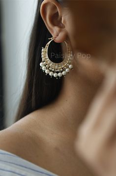 Chandbalis Earrings, Kundan Chandbali, Sabyasachi Jewelry, Kundan Jewellery Bridal, Sabyasachi Jewellery, Kundan Jewelry, Chandbali Earrings, Earrings Indian, Jewelry Bridal