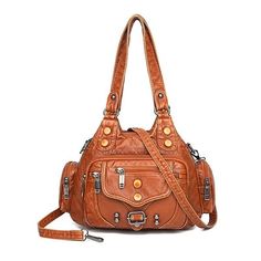 New Fashion High Quality Woman Messenger Bag Luxury Soft Leather Handbags Women's Bags Designer Famous Brand Women Shoulder Tote Hand Bags For Women, Soft Leather Handbags, Retro Handbags, Soft Leather Bag, Leather Handbags Women, Chic Handbags, Casual Tote, Mode Vintage, Stylish Bag