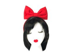 The red hairband hair bow is the perfect addition to any cosplay outfit, specially the snow white costume. The red bow comes in a headband that fits kids and adults. The red headband is covered in the same cotton fabric the red hair bow is made. The snow white red hair bows measures about 7 by 3.5 inches For other color options please visit my shop section https://www.etsy.com/shop/TitasHidingPlace?ref=search_shop_redirect&section_id=22411266 Color may vary by monitor settings. For processin Red Costume Accessories For Costume Party, Adjustable Red Bow Hair Accessories, Adjustable Red Hair Accessories With Bow, Red Bow Hair Accessories, Red Themed Costume Accessories For Gifts, Themed Red Costume Accessories For Gift, Red Themed Costume Accessories For Gift, Themed Red Costume Accessories As Gift, Adjustable Red Headband Costume Accessory