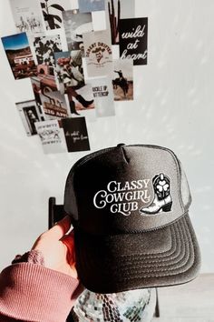 The Classy cowgirl Vibe is trending hard in fashion right now.  This trucker is sure to be a basic in your wardrobe and something you wanna grab all the time especially this summer! Foam Trucker Hat Jade Black Red Pink Adjustable Snap back Classy Cowgirl, Cow Girl, Cow Boy, Comfort Color, Bottom Shelf, Branded Sweatshirts, Arm Sleeve, Snap Backs, Trucker Cap