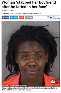 an image of a woman's mug shot taken from the front page of a news paper