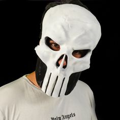 The Skull Cosplay Party Mask in the image is designed for your face.   We have different variant   For Adult Size : VERTICAL 7 INCH HORIZONTAL 8 INCH   Personalized Size: VERTICAL 7 INCH HORIZONTAL 8 INCH   Paint Your Own Size : VERTICAL 7 INCH HORIZONTAL 8 INCH   In mask customization, your name will be added under the chin of the Skull mask.   Personalization is done only in Personalized Size option.    Skull Cosplay Party mask . , If you want to paint your own mask, the mask is sent to you un White Horror Costume Accessories For Costume Party, White Horror Halloween Mask, White Horror Masks For Halloween, Themed White Masks And Prosthetics For Halloween, White Horror Mask For Cosplay Events, White Masquerade Costume For Halloween, White Full Face Mask For Cosplay Events, White Horror Masks For Cosplay Events, White Masks For Cosplay Events