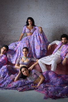 Heavily Embroidered Lehenga With Embroidered Scoop Neck Blouse And Dupatta Featuring Embroidered Borders.From Mahima Mahajan's Ishq collection. DELIVERY TIMEPlease allow 6-8 weeks for your outfit to arrive. FABRIC DETAILSOrganza Professional cleaning only. Purple Silk Sets For Reception, Semi-stitched Purple Sharara With Motifs, Purple Semi-stitched Sharara With Motifs, Purple Sets With Resham Embroidery For Transitional Season, Transitional Purple Sets With Resham Embroidery, Transitional Purple Designer Wear Sets, Festive Purple Sets With Motifs, Purple Chikankari Traditional Wear For Reception, Purple Saree Set With Floral Embroidery