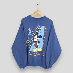 Vintage Mickey Mouse Disney Blue Sweatshirt Xlarge 1990s Mickey Mouse Printed Pullover Walt Disney the Mouse Crewneck Mickey Sweater Size XL - Etsy Disney Crewneck, Mouse Print, Vintage Mickey Mouse, Vintage Mickey, Blue Sweatshirt, Print Pullover, Crewneck Sweater, Walt Disney, Halloween Shopping